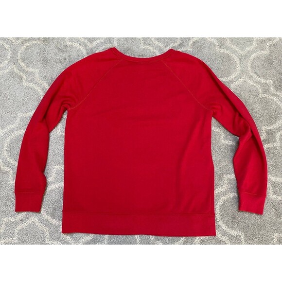 Old Navy Red Raglan Sweatshirt Medium - Picture 6 of 6